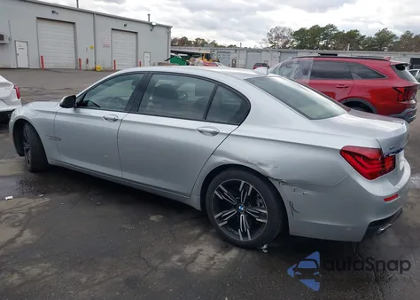 2013 BMW 750Li xDrive из США, поврежденный, VIN WBAYF8C50DD140147